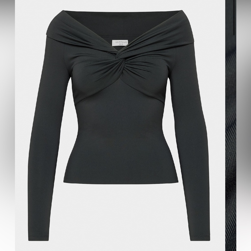 Aritzia Contour Twist Off-shoulder Longsleeve